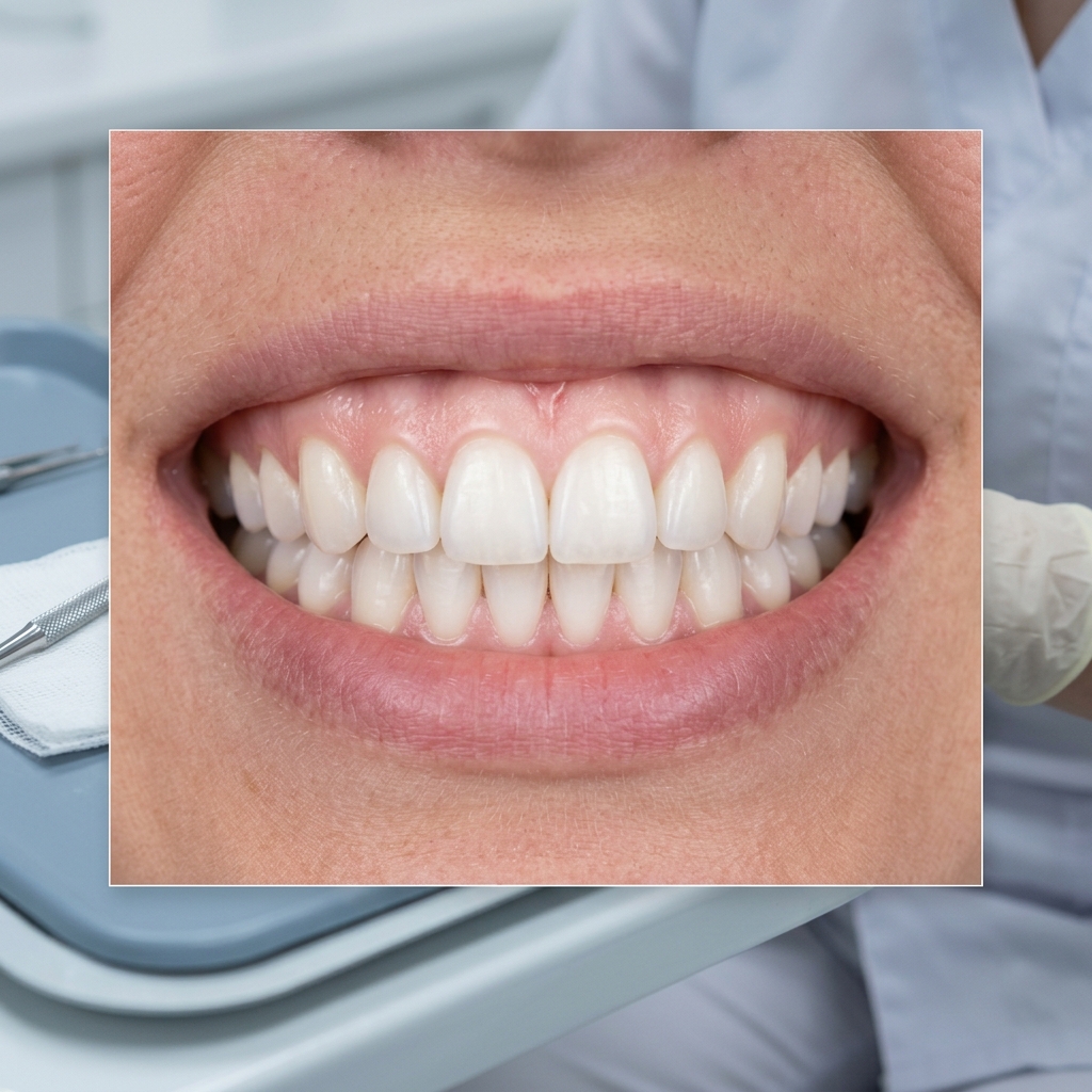 After Smile Makeover - Perfect Bright Teeth